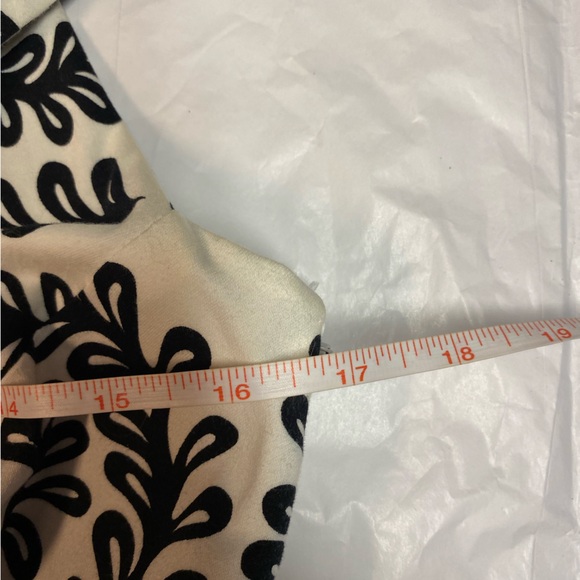 Laundry by Shelli Segal Black and White Patterned Halter Midi Dress Size 8 - Picture 5 of 6